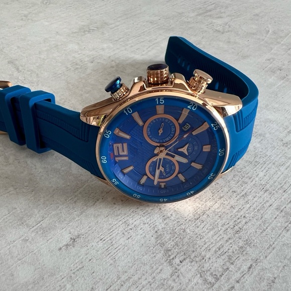 Blue & Gold Watch - Picture 2 of 3